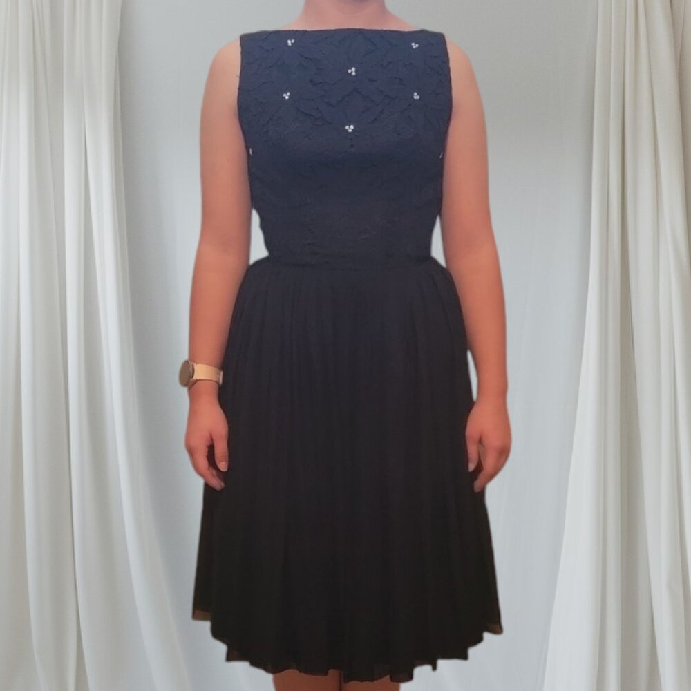 Julie Miller, Vintage, Tea Length, Cocktail Dress